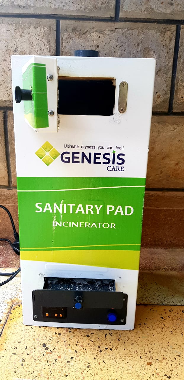 Genesis sanitary pads incinerator